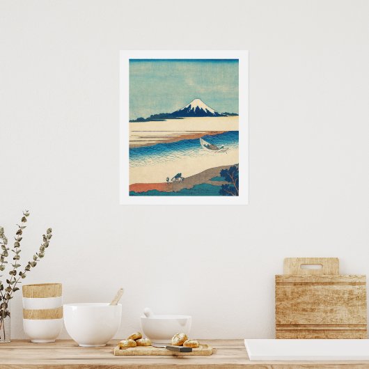 MT Fuji Japans Print, Value Poster papier (mat) (Keuken)