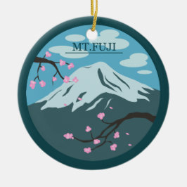 Mt. Fuji Keramisch Ornament
