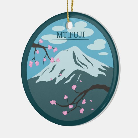 Mt. Fuji Keramisch Ornament (Links)