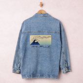 Mt. Fuji met wolken landschap  Denim Jacket (Hangar)