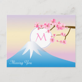Mt Fuji Plum Blossom Spring Japanse Umenohana Briefkaart