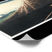 Mt. Fuji, Poster van Japans schilderij c. 1830-183 (Hoek)