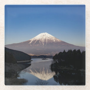 Mt Fuji Reflection in Lake Glazen Onderzetter