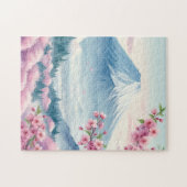 Mt. Fuji & Sakura – Spring Puzzle Legpuzzel (Horizontaal)