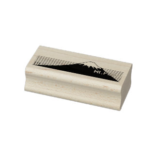 Mt.Fuji seen from southwest.  Rubberstempel