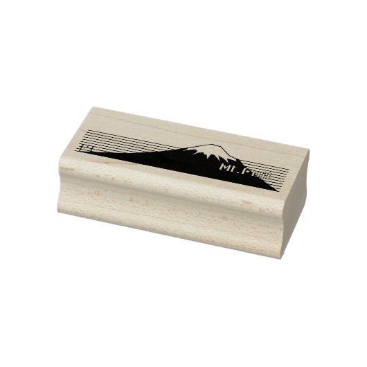 Mt.Fuji seen from southwest.  Rubberstempel (Stempel)