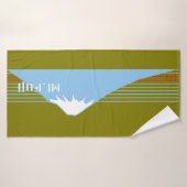 Mt. Fuji seen from the eastwest.  Badhanddoek (Badhanddoek)