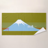 Mt. Fuji seen from the northeast. Badhanddoek (Badhanddoek)