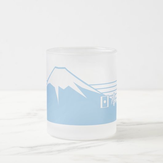 Mt. Fuji seen from the northeast. Matglas Koffiemok (Center)