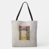 Mt. Fuji Sturdy Brushed Polyester Schouder Tas (Achterkant)