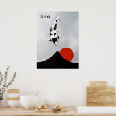 Mt Fuji Sun Rise Utsuri Mono Poster (Keuken)