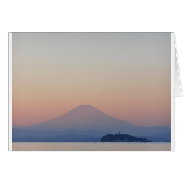 Mt Fuji Sunset (Voorkant Horizontaal)