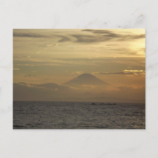 Mt. Fuji Sunset Briefkaart (Voorkant)