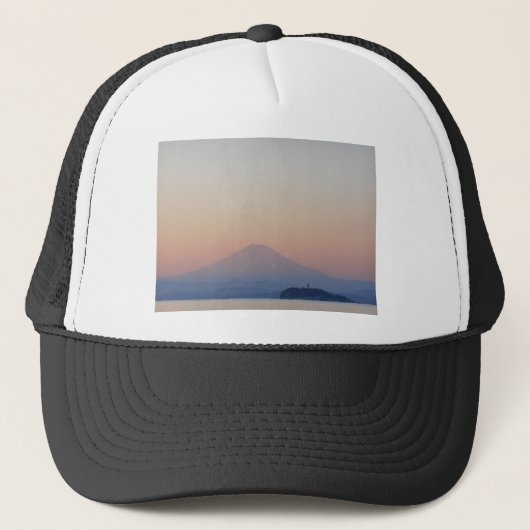 Mt Fuji Sunset Trucker Pet (Voorkant)