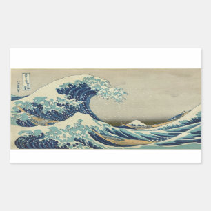 Mt. Fuji uitzicht 01 Rechthoekige Sticker