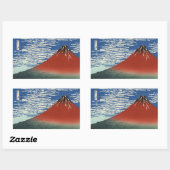 Mt. Fuji uitzicht 02 Rechthoekige Sticker (Vel)