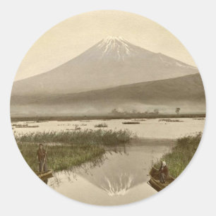 Mt Fuji van Kashiwabara foto Ronde Sticker