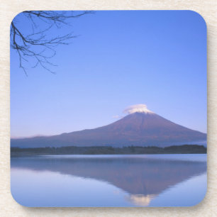 Mt. Fuji vanaf Motosu Lake, Yamanashi, Japan Drankjes Onderzetter
