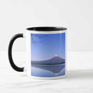 Mt. Fuji vanaf Motosu-meer, Yamanashi, Japan Mok