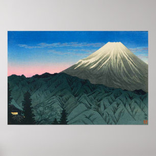 Mt Fuji vanuit Hakone Shotei Takahashi 1932 Poster