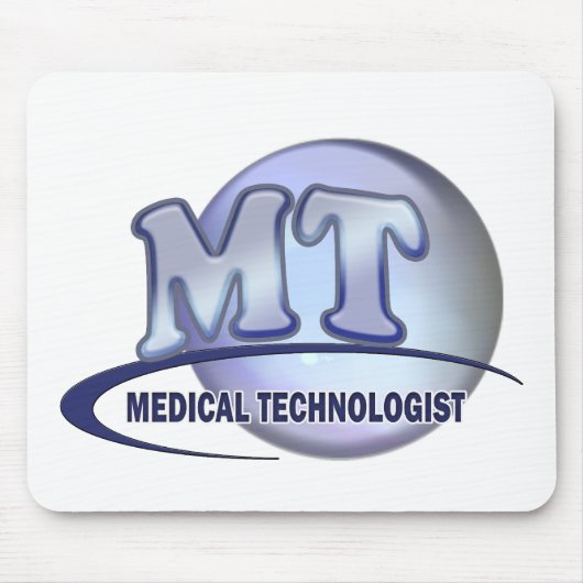 MT FunBlue LOGO - MEDISCH TECHNOLOGISCH LABORATORI Muismat (Voorkant)