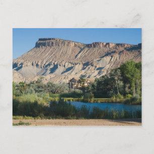 Mt. Garfield bij Palisade, Colorado Briefkaart