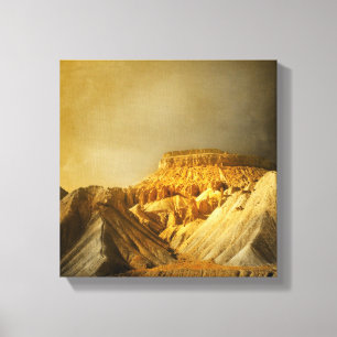 Mt. Garfield Canvas Afdruk