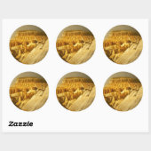 Mt. Garfield Ronde Sticker (Vel)