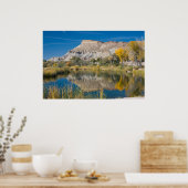 Mt. Garfield Seen van Riverbend Poster (Keuken)