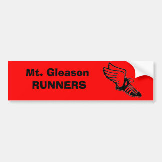 Mt. Gleason RUNNERS Bumpersticker