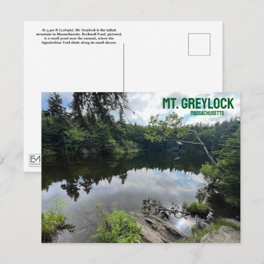 Mt. Greylock Massachusetts Briefkaart (Voorkant / Achterkant)