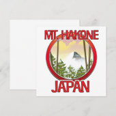 Mt. Hakone Japan Kaart (Voorkant / Achterkant)