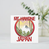 Mt. Hakone Japan Kaart (Staand voorkant)