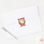 Mt. Hakone Japan Ronde Sticker (Envelop)