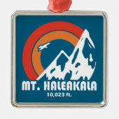 Mt. Haleakala Hawaii Sun Eagle Metalen Ornament (Voorkant)