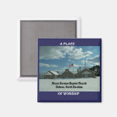 MT. HERMON BAPTIST CHURCH-MAGNEET MAGNEET (Voorkant / Achterkant)