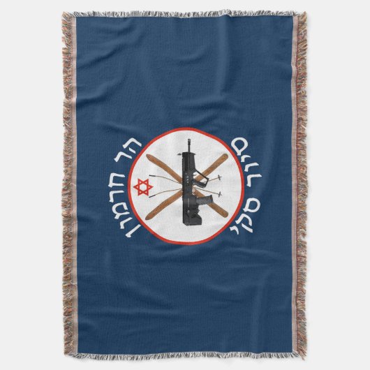 Mt. Hermon Ski Patrol Deken (Voorkant Verticaal)