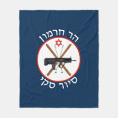 Mt. Hermon Ski Patrol Fleece Deken (Voorkant)