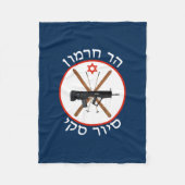 Mt. Hermon Ski Patrol Fleece Deken (Voorkant)