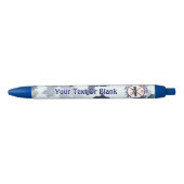 Mt. Hermon Ski Patrol - Snow Camo Blauwe Inkt Pen (Voorkant)
