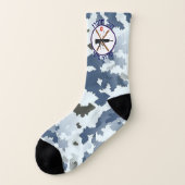 Mt. Hermon Ski Patrol - Snow Camo Sokken (Links - buitenkant)