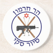 Mt. Hermon Ski Patrol Zandsteen Onderzetter (Voorkant)