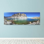 Mt Hitchcock over het benedenmeer van Hitchcock -  Canvas Afdruk (Insitu (Houten vloer))