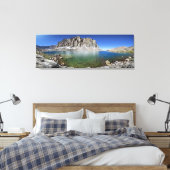 Mt Hitchcock over het benedenmeer van Hitchcock -  Canvas Afdruk (Insitu (Slaapkamer))