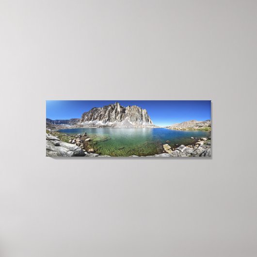 Mt Hitchcock over het benedenmeer van Hitchcock -  Canvas Afdruk (Voorkant)