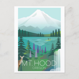 Mt. Hood-ansichtkaart Briefkaart
