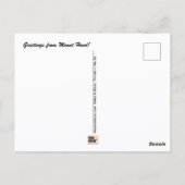 Mt. Hood-ansichtkaart Briefkaart (Achterkant)