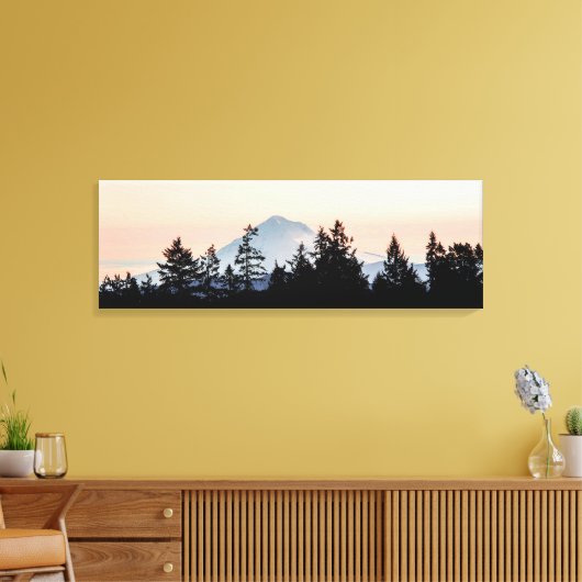 Mt. Hood Canvas Print (Insitu (Woonkamer))