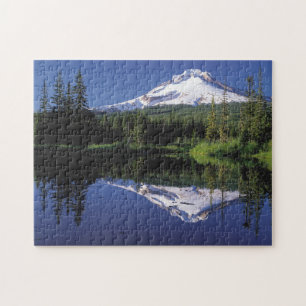 Mt. Hood en een spiegelmeer Legpuzzel