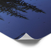 Mt. Hood en een spiegelmeer Poster (Hoek)